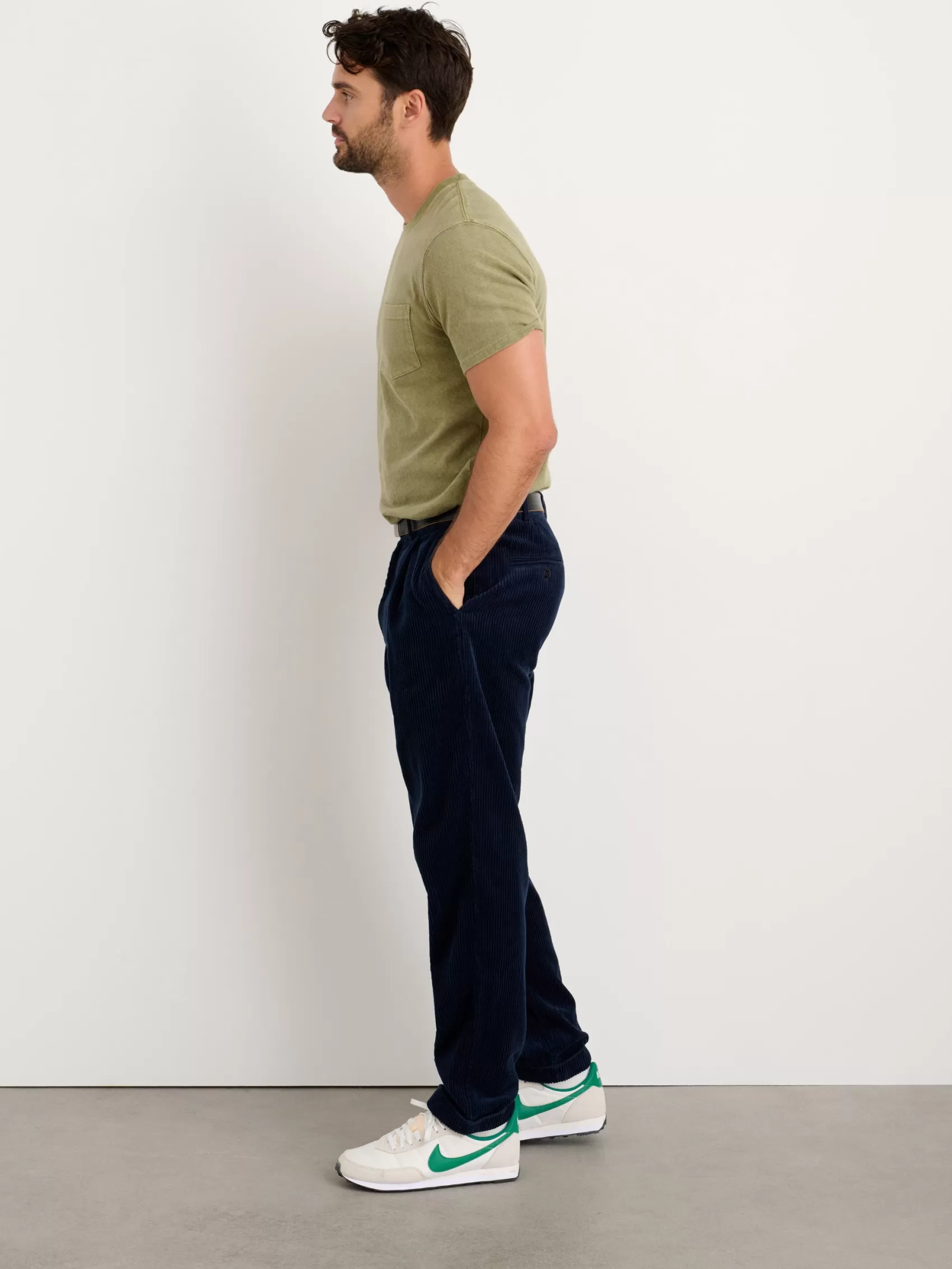 Standard Pleated Pant In Rugged Cord (Long Inseam)*Alex Mill Shop