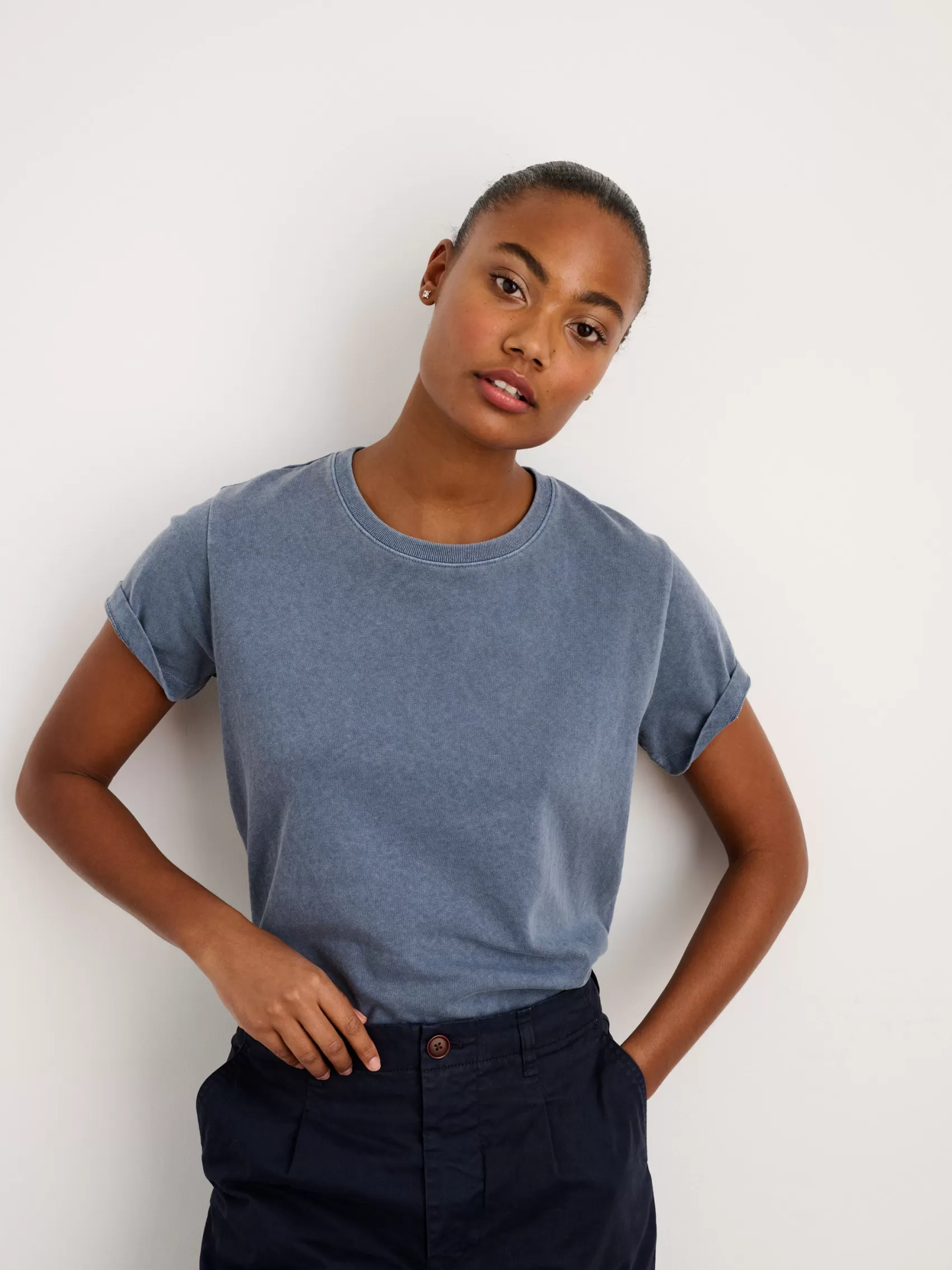 Vintage Wash Crewneck Tee*Alex Mill Fashion