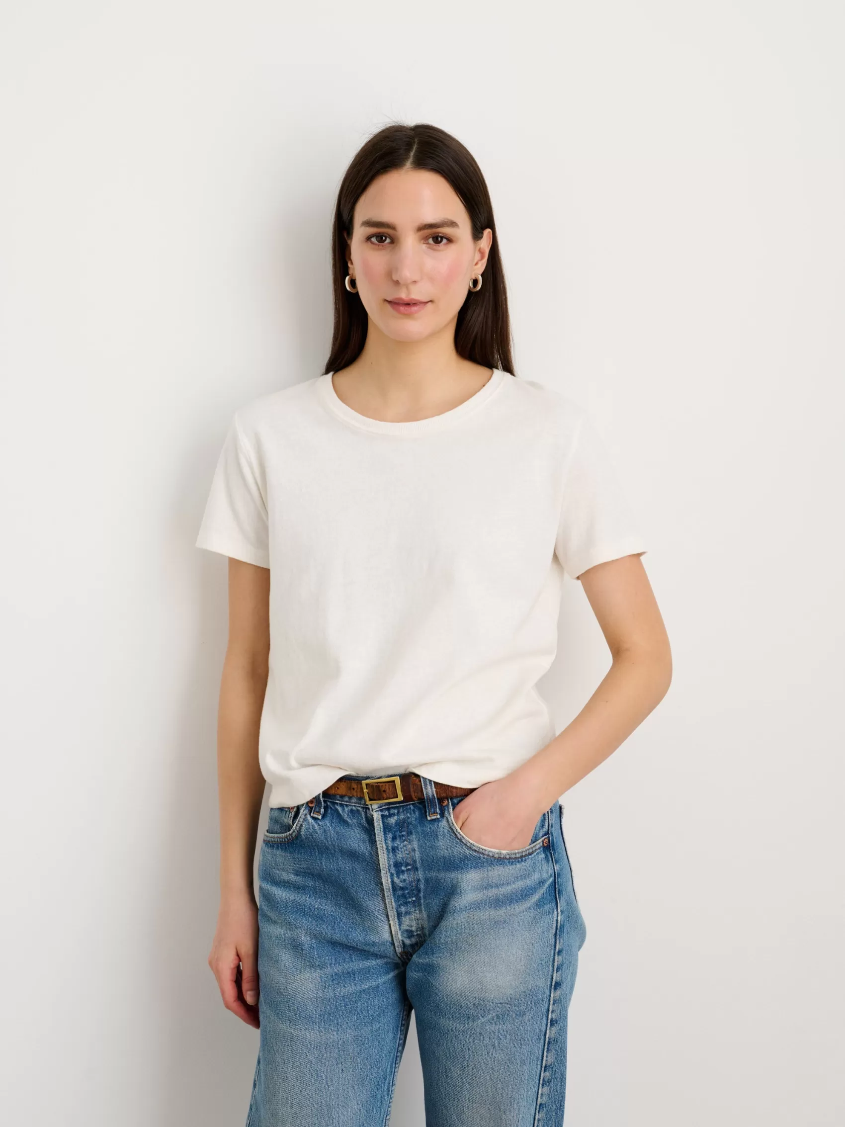 Vintage Wash Crewneck Tee*Alex Mill Cheap